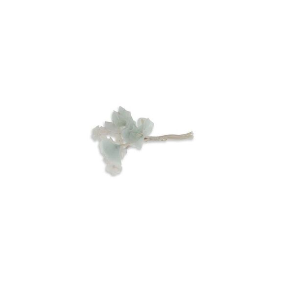 Forte_Forte Floral Accent Hair Clip Women Light Blue Brooches